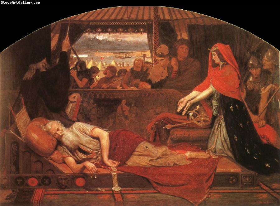 Ford Madox Brown Lear and Cordelia